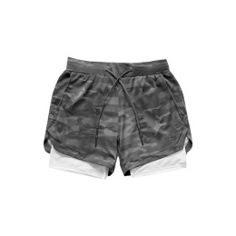 SKSP008 製造五分運動短褲 設計雙層放手機口袋 放毛巾 休閒 跑步運動短褲  運動短褲中心    假兩件運動褲 SKSP008 製造五分運動短褲 設計雙層放手機口袋 放毛巾 休閒 跑步運動短褲  運動短褲中心    假兩件運動褲